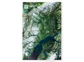 Anchorage & Alaska Range – 3D Earth Image Map