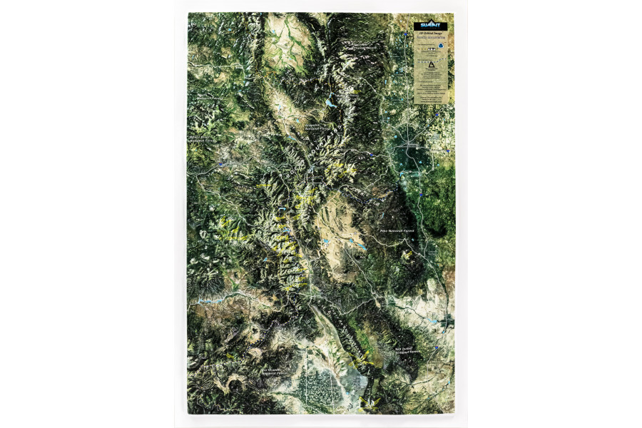 Colorado Rocky Mountains  – 3D Earth Image Map