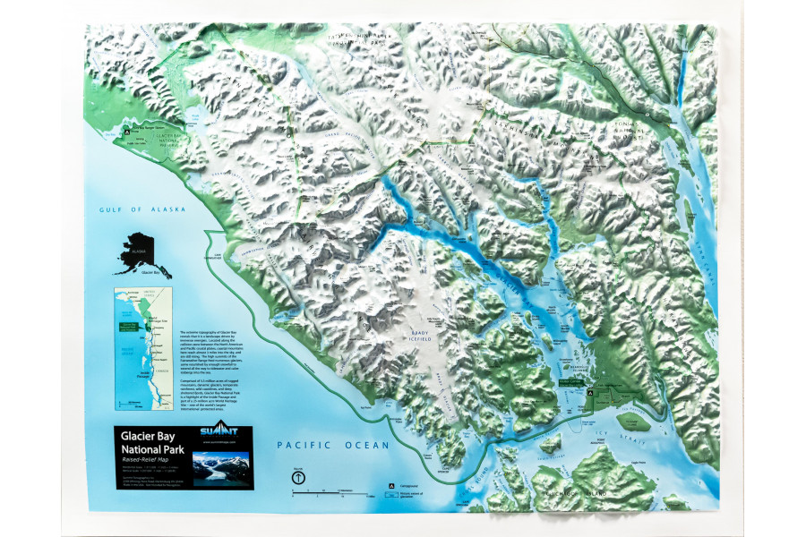 Glacier Bay National Park 3D Map