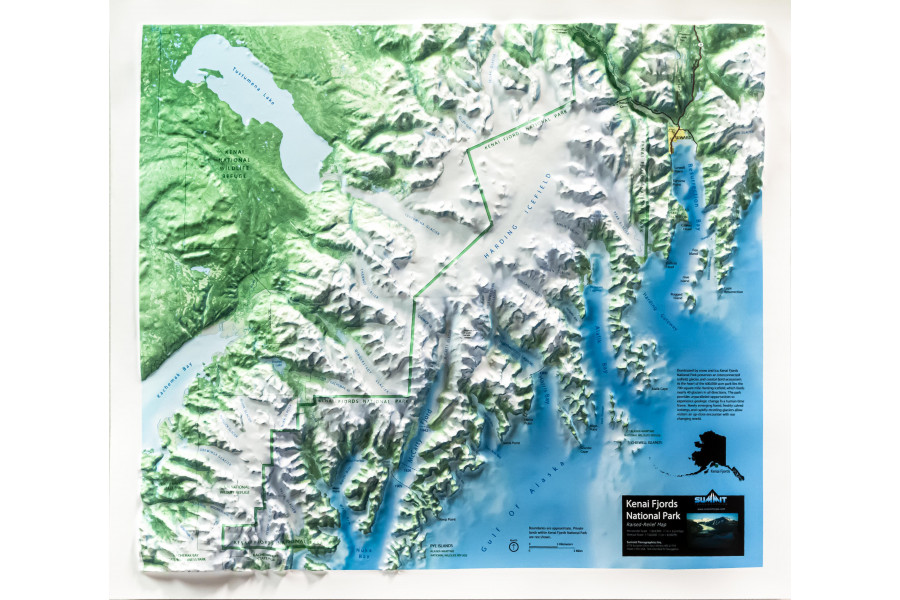 Kenai Fjords National Park 3D Map