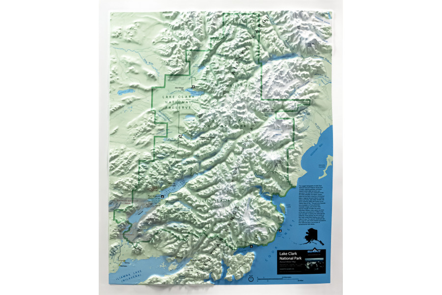 Lake Clark National Park 3D Map