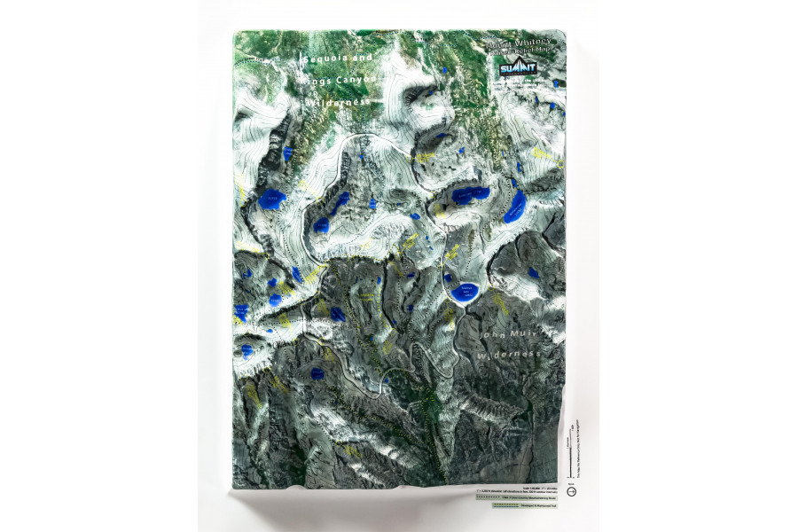 Mt Whitney – 3D Mountain Map