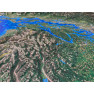 Seattle - Pacific Northwest – 3D Earth Image Map