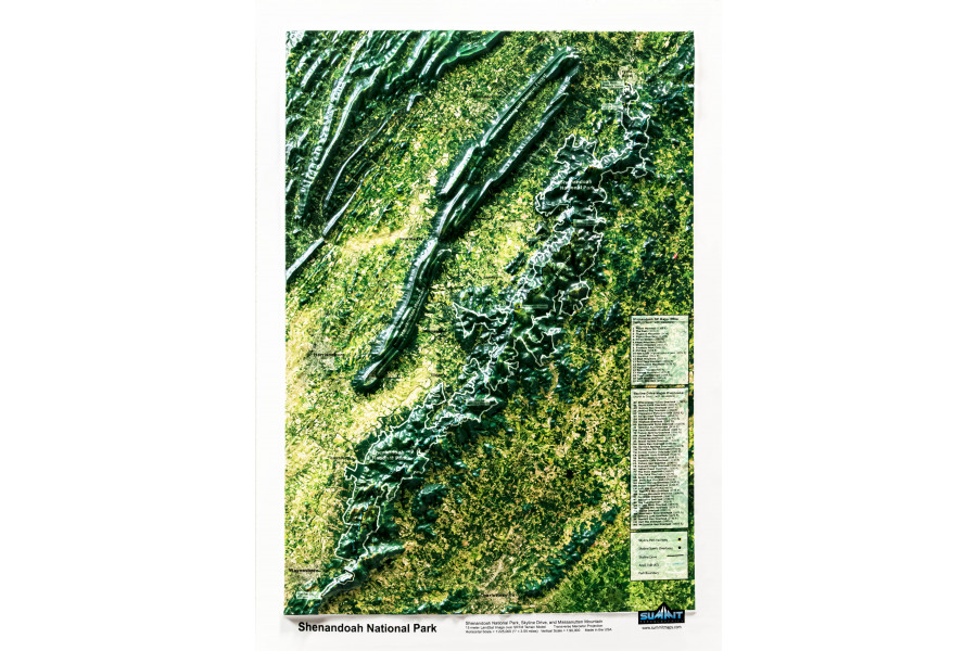 Shenandoah National Park 3D Map