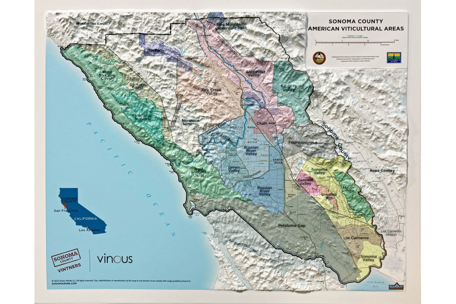 Sonoma County Wine Growing Regions