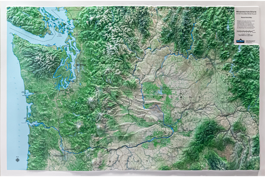 Washington State 3D Map