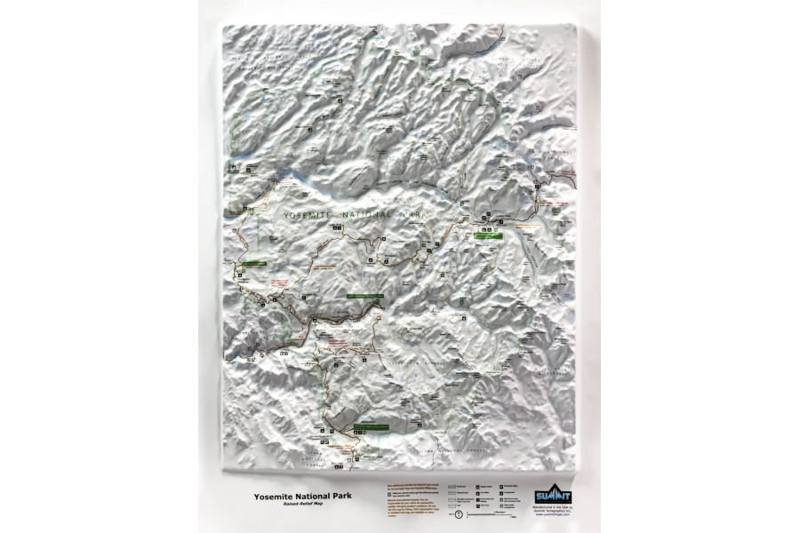 Yosemite National Park – 3D Trail Map